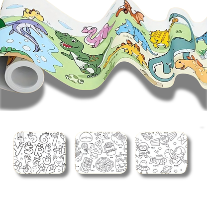 MagicCanvas Roll™ - Uninterrupted Doodle Fun for Visionary & Innovative Kids