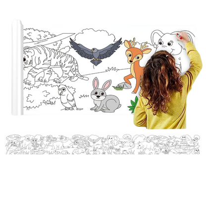 MagicCanvas Roll™ - Uninterrupted Doodle Fun for Visionary & Innovative Kids